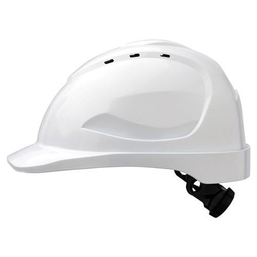 Pro Choice Hard Hat (V9) - Unvented, 6 Point Ratchet Harness - HH9R PPE Pro Choice WHITE  